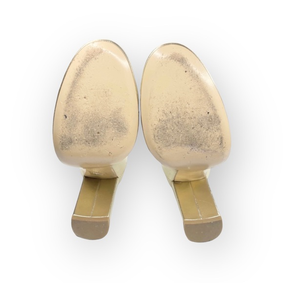 Summit White Mountain ᪥ Aggie Round Chunky Heels Pumps Shoes ᪥ Gold ᪥ 39 8.5M 9M - Picture 14 of 16